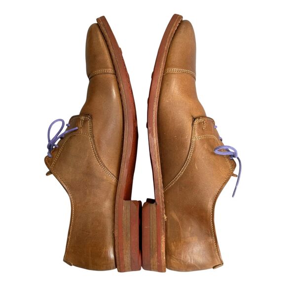 Allen Edmonds Oak Street Brown Cap Toe Oxford Dress Shoe Dainite Soles Size 11.5 main image 4